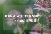 香港特别行政区拼多多帮助力平台,2026年助力渠道推荐
