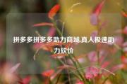拼多多拼多多助力商城,真人极速助力砍价